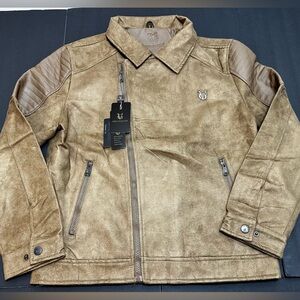 VG World Collection Suede Leather Jacket – Luxury Designer Moto Style